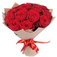 17 red roses
