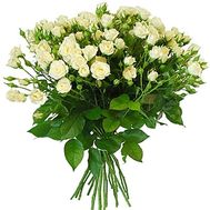 Bouquet of white spray roses