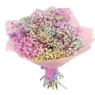 Bouquet of painted gypsophila