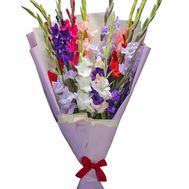 Original bouquet of gladioli
