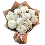 Bouquet of 15 peonies