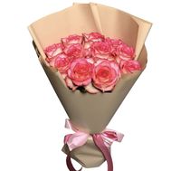 11 pink Jumilia roses