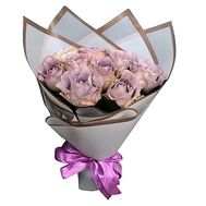 Bouquet of 11 lilac roses