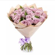 Bouquet of 25 lilac roses