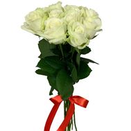 11 white roses