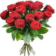 17 red roses