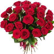 25 red roses