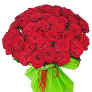 47 red roses