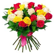 21 multi-colored rose