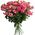 A small bouquet of pink roses