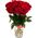 A bouquet of long roses