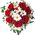 Flowers in heart