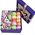 Gift box of macaroons and flowers