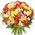 Large bouquet of freesias