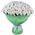 A bouquet of chamomiles is a big