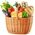 Grocery basket as a gift to buy