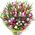 Chic bouquet of tulips