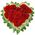 Heart of roses