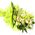 Bouquet of green orchids with decoration