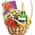 Gift basket of sweets