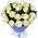 25 white roses