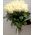 Great bouquet of 35 white roses - view 1