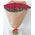 Bouquet of 35 red roses - view 3