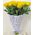 Bouquet of 19 yellow roses - view 3
