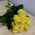Sunny bouquet of 9 yellow roses - view 1