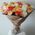 A bouquet of roses for an anniversary of 55 years - - view 1