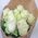 Nine white roses - view 3