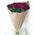 Bouquet of 15 red roses in craft - view 1