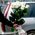 Bouquet of imported white roses - view 1
