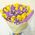Bouquet of irises and tulips - view 2