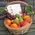 Fruit and wine in the basket - view 4
