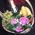 Basket of fresh flowers and fruits - view 2