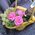 Basket of fresh flowers and fruits - view 3
