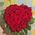 Surprising heart of red roses - view 4