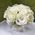 11 white roses in a box - view 2