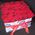 35 red roses in a box - view 1
