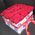 35 red roses in a box - view 3