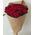 Beautiful bouquet of scarlet roses - view 1