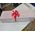 Red roses in a long box - view 2