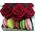 Macaroons and roses in a box - view 3