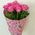 Delicate bouquet of pink roses - view 2