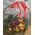Fruit basket for the New Year with spruce branches 2