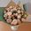 Bouquet of cream spray roses 40 cm 1