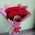 Bouquet of 15 red roses in craft - 8