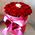 Red roses and inside white in a box 2