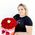 Red roses and inside white in a box 3